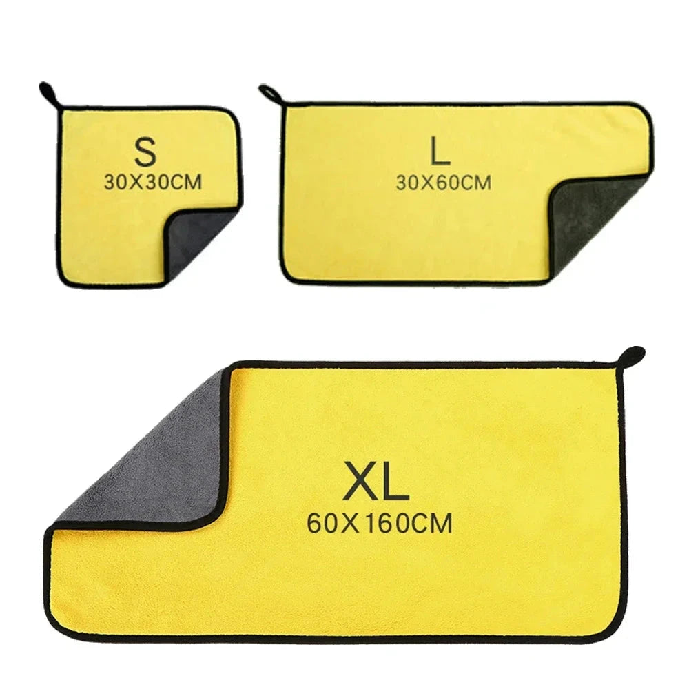 60x160cm High-end Microfiber Towel Car Wash Towel Detailing Cleaning Cloth Car Wash Drying Towel Car Absorbent Cleaning Products Shopifynow