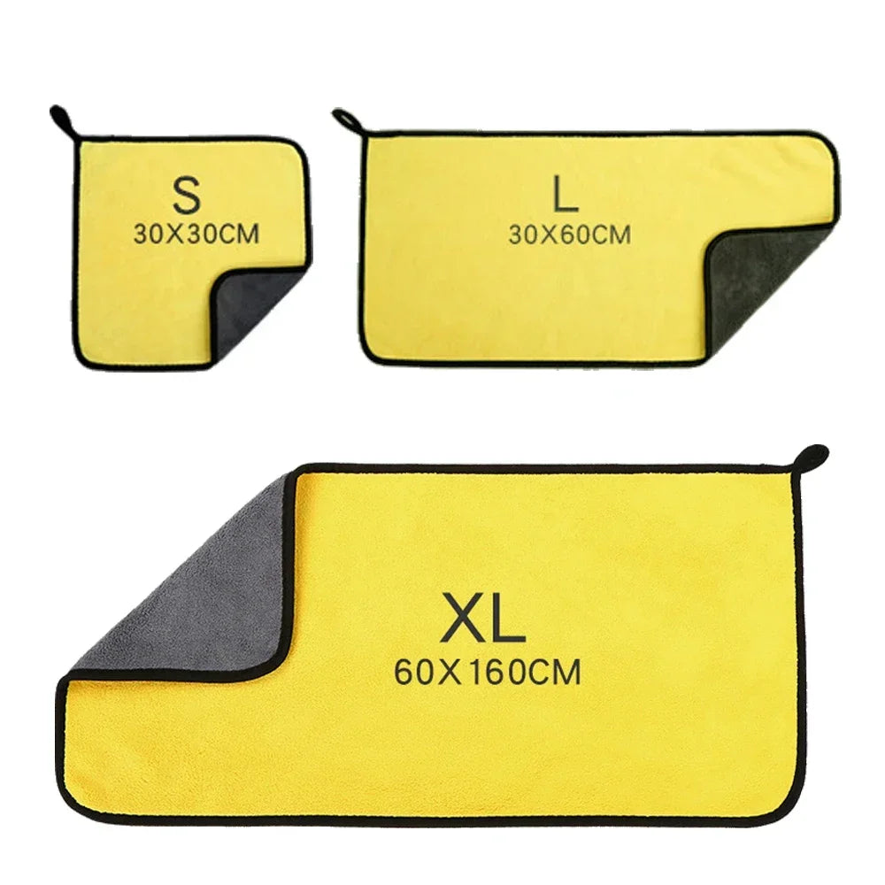 60x160cm High-end Microfiber Towel Car Wash Towel Detailing Cleaning Cloth Car Wash Drying Towel Car Absorbent Cleaning Products Shopifynow