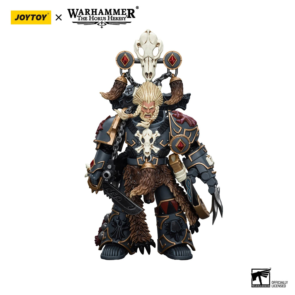 JOYTOY Warhammer 40k 1/18 Action Figures Anime 13.5cm Space Wolves Geigor Fell-Hand Collection Model Toys Shopifynow