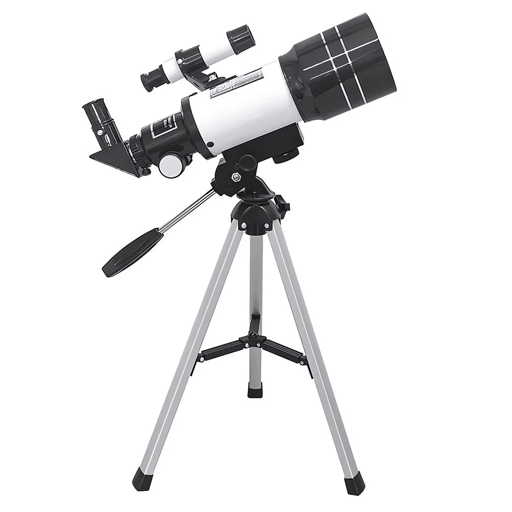 150X Astronomical Telescope , 70mm Aperture Refractor Portable Travel Telescope with Phone Adapter &Wireless Remote Shopifynow