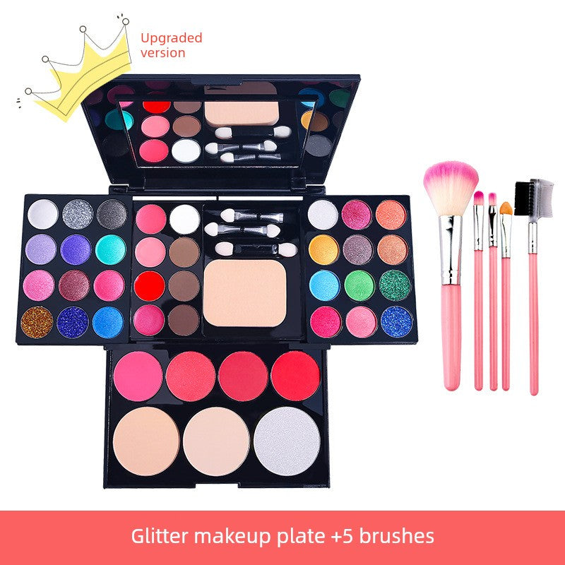 Genuine Goods Kids Student Stage Makeup Watch Show Eye Shadow Blush Powder One Makeup Palette Makeup Full Set Shopifynow