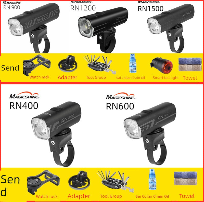 Majixuan Bicycle Headlight Mountain Highway Vehicle Night Riding Waterproof Strong Light Lighting Lifting Hanging Flashlight Rn1500 Shopifynow