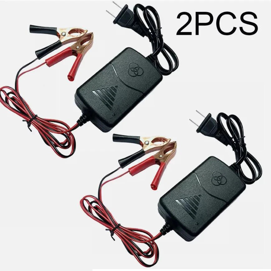 1A Lead-Acid With Indicator Light 14.4 Volt Dual Wire Alligator Clip Camping Auto Charging Socket Smart 12V Car Battery Charger Shopifynow