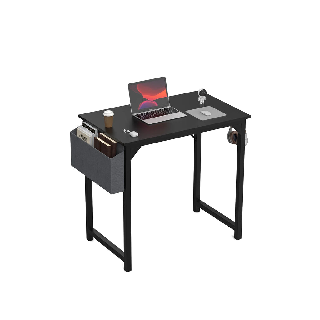 JHK Computer Desk Writing Study Office Gaming Table Modern Simple Style Compact with Side Bag Headphone Hook Easy Assembly Shopifynow