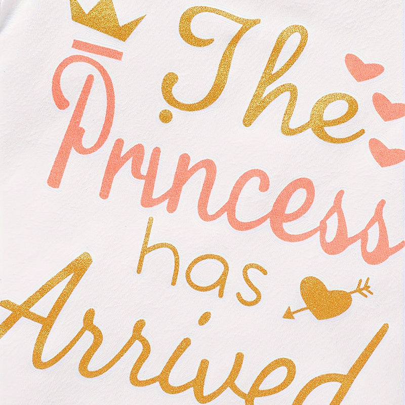 Newborn Baby Girl Outfits Infant Letter Print Romper Tutu Skirt Headband Coming Home Clothes Set Shopifynow