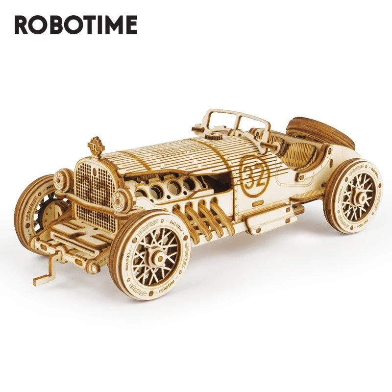 Car 3D Wooden Puzzle Game Assembly Racing Children's Toys Shopifynow