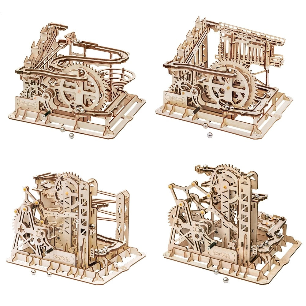 3D DIY Wooden Puzzle Roller Coaster Children's Toys Shopifynow