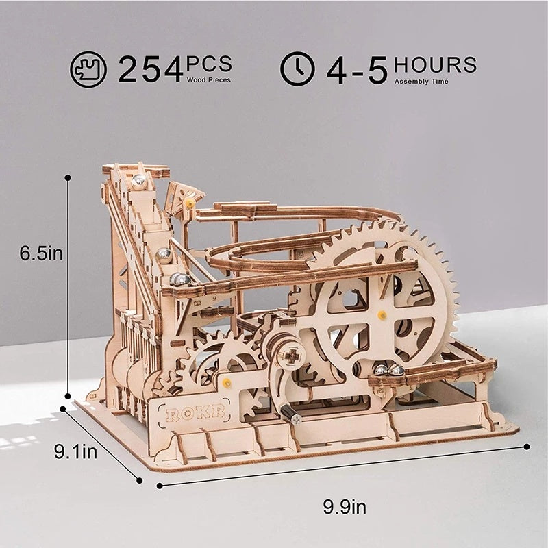 3D DIY Wooden Puzzle Roller Coaster Children's Toys Shopifynow