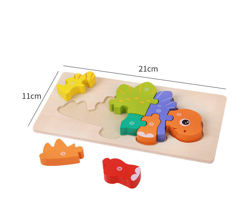 Children's Educational Toys Wooden Three-dimensional Montessori CJ