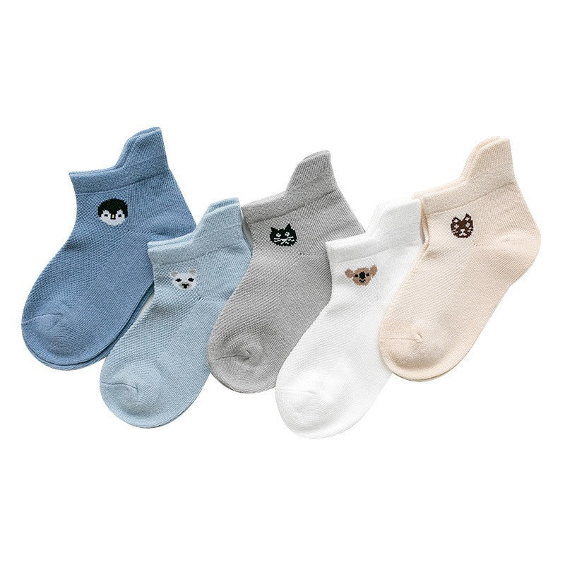 Cotton breathable male and female baby socks CJ
