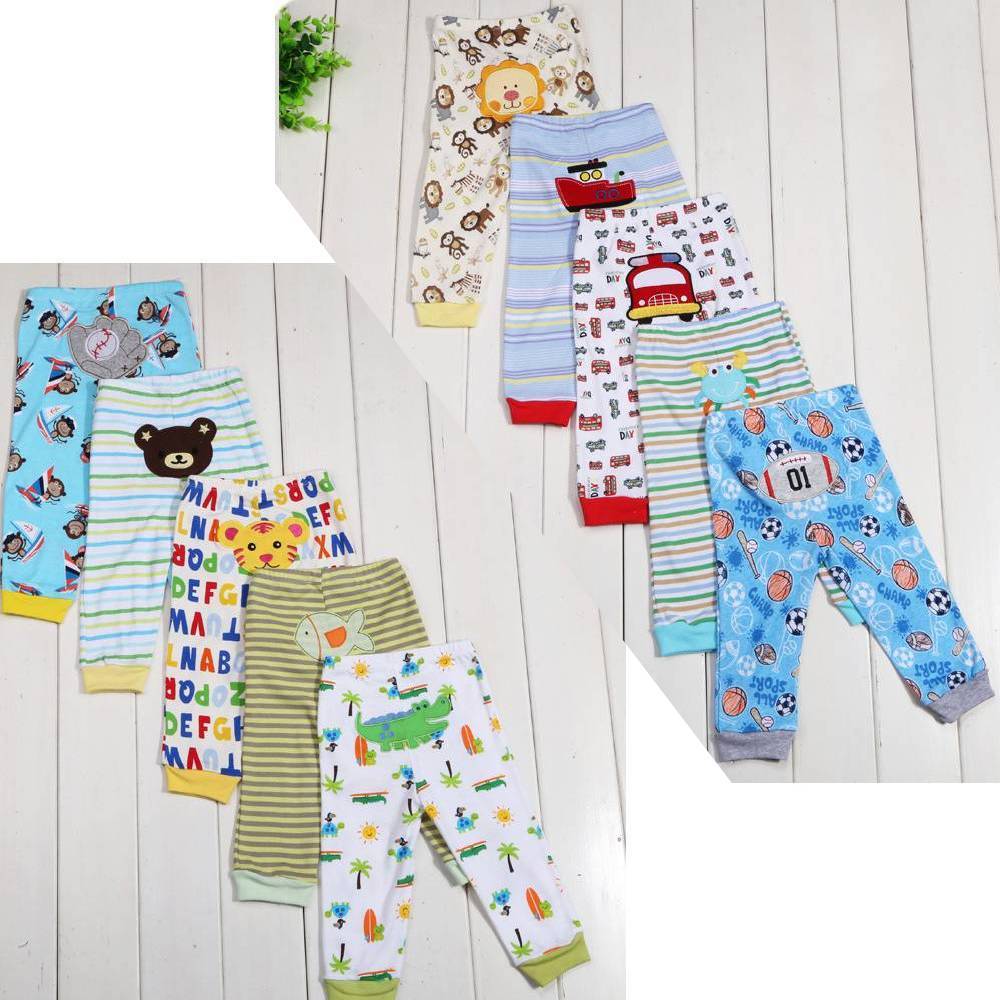 Cartoon print children's leggings 5 pieces Shopifynow