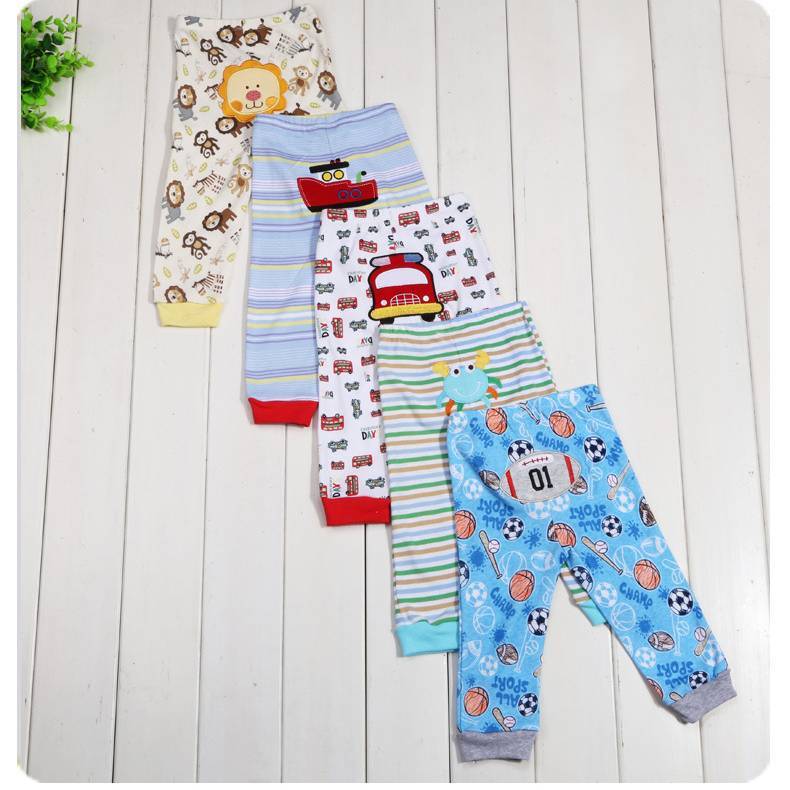 Cartoon print children's leggings 5 pieces Shopifynow