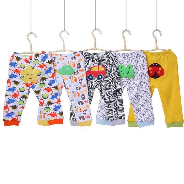 Cartoon print children's leggings 5 pieces Shopifynow