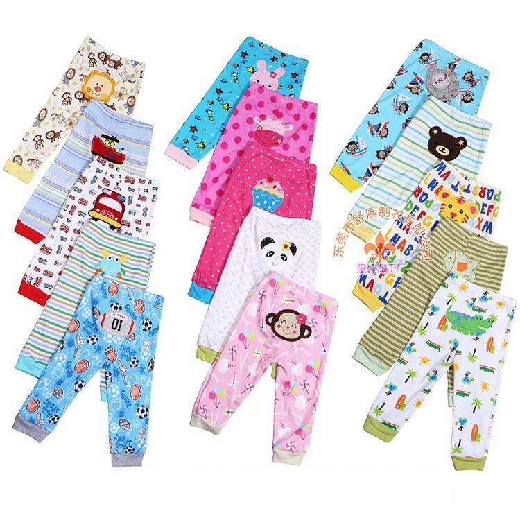 Cartoon print children's leggings 5 pieces Shopifynow