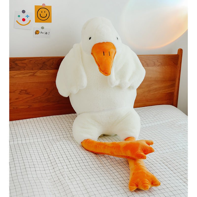 Cute Big White Geese Pillow Plush Toy Shopifynow