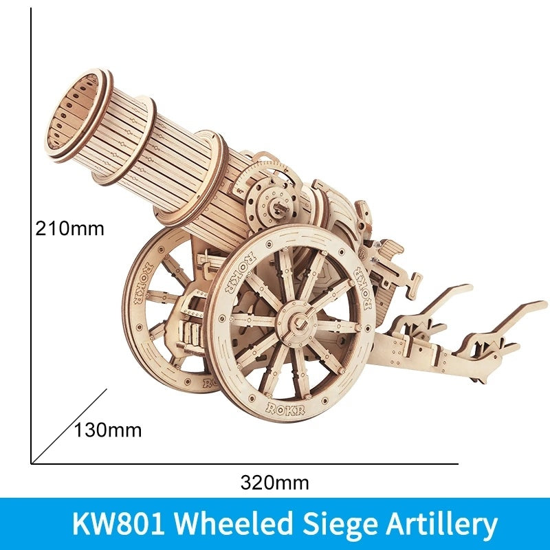 Robotime ROKR Siege Heavy Ballista 3D Wooden Puzzle War Game Assembly Toys Gifts for Children Boys Kids KW401 Dropshipping Shopifynow