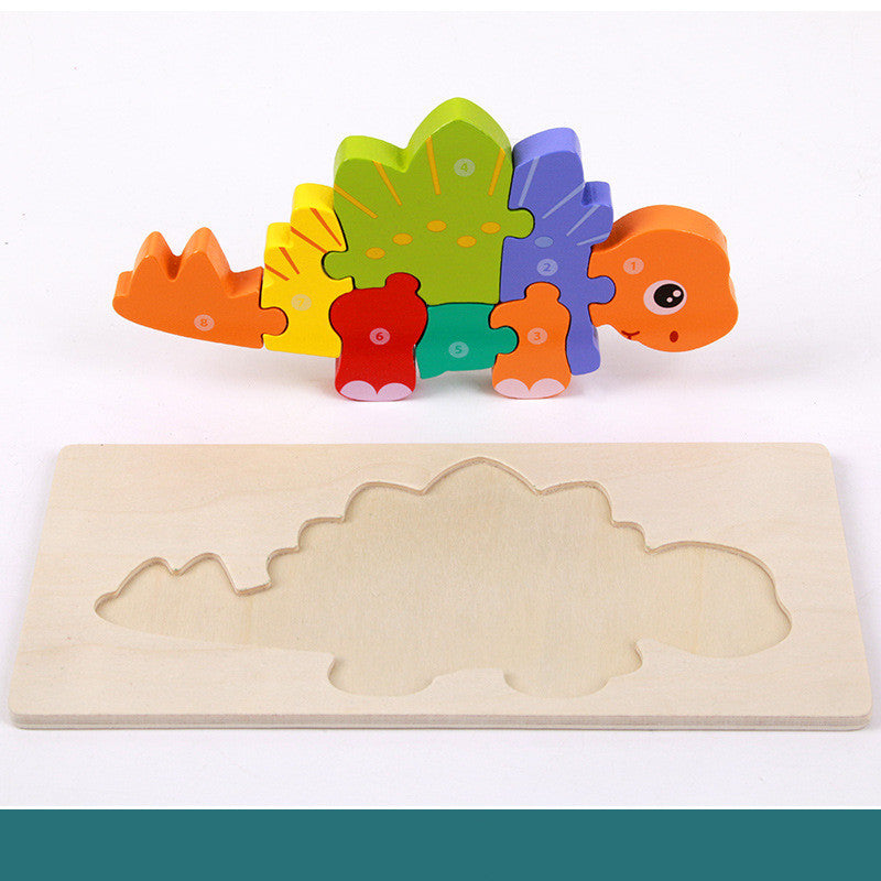 Children's Educational Toys Wooden Three-dimensional Montessori CJ