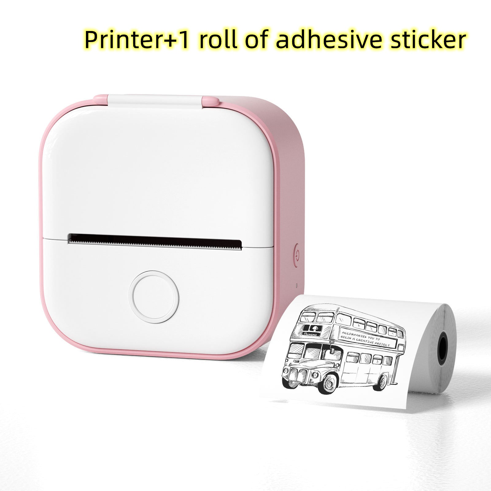 Portable Mini Thermal Label Printer Home Photo Printer Student Wrong Question Printer Bluetooth-compatible Mini Label Printer Price Tag New Shop Deals
