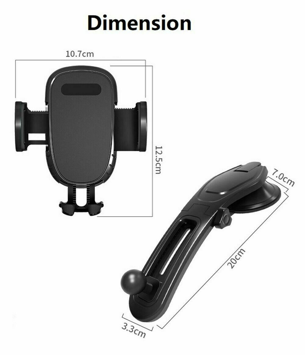 360 Rotatable Phone Mount Holder Car Dashboard Gravity Adjustable GPS Stand Rotating Car Phone Holder Universal Dashboard Mount Car Holder GPS Phone Stands Auto Accessories Car Phone Holder Shopifynow