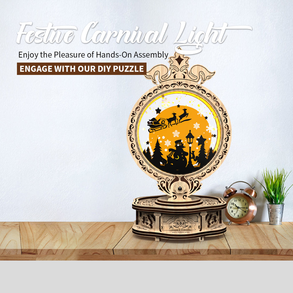 Home Fashion Simple Holiday Carnival Lights Styling Puzzle Toys Shopifynow