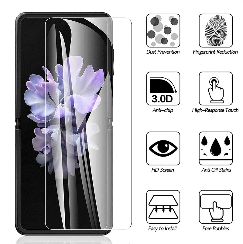 Galaxy Z Flip 3 5G Soft Hydrogel Screen Protector Film HD Lens Cover