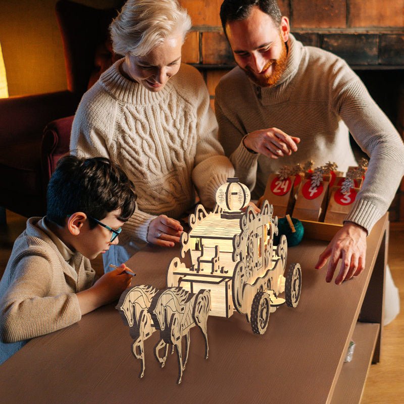 Home Fashion Simple Princess Amelia Carriage Modeling Puzzle Toys Shopifynow