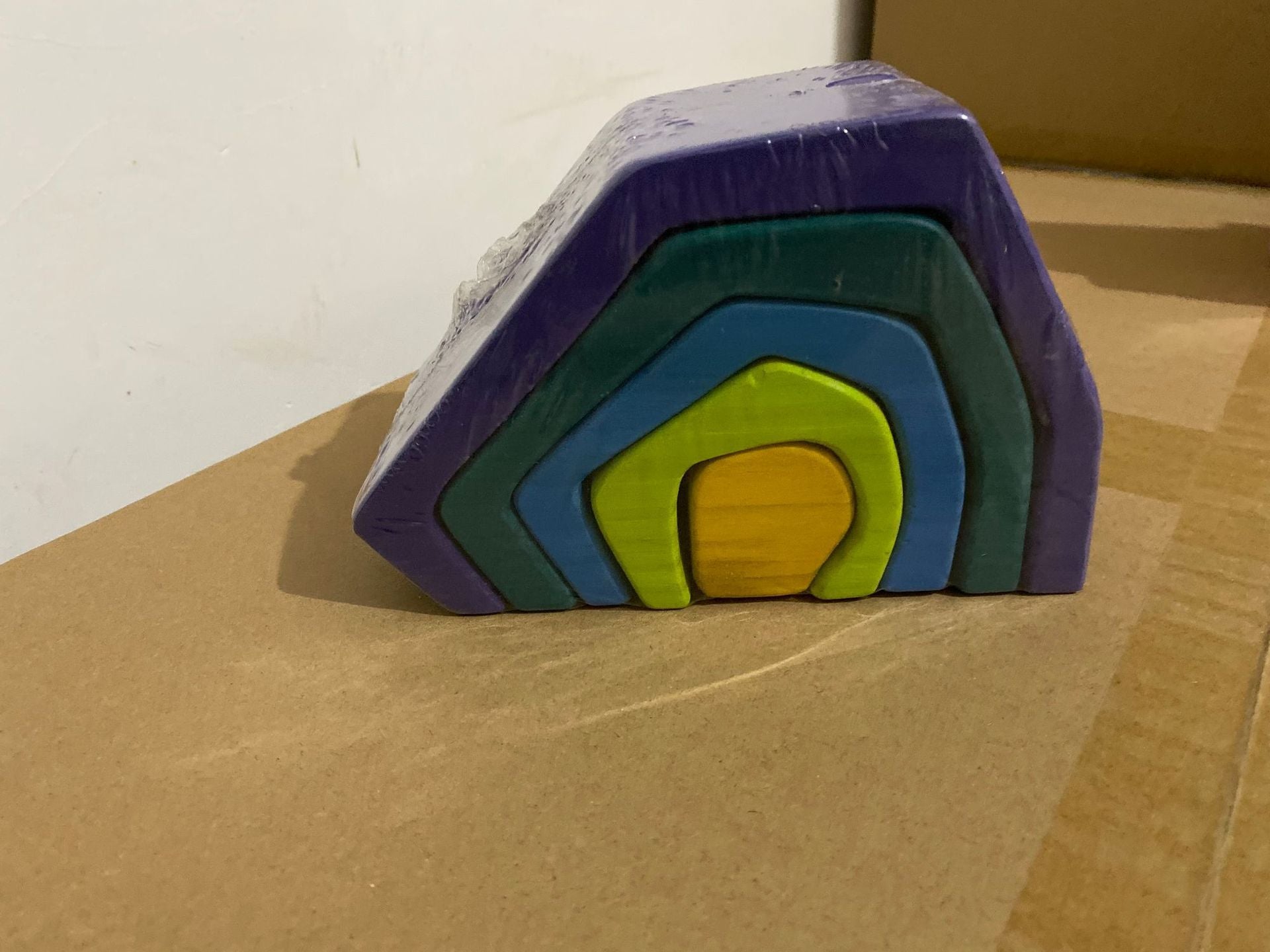 Jigsaw Puzzle Large 12-piece Arch Bridge Rainbow Building Blocks Early Childhood Education Toys Shopifynow