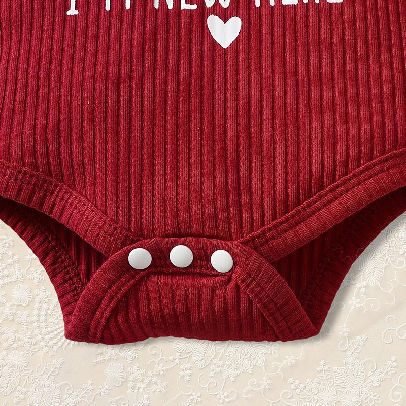 Newborn Baby Girl 'Hello I'm New Here' Romper Set Includes Floral Pants, Hat, Headband, & Coming Home Outfit Shopifynow