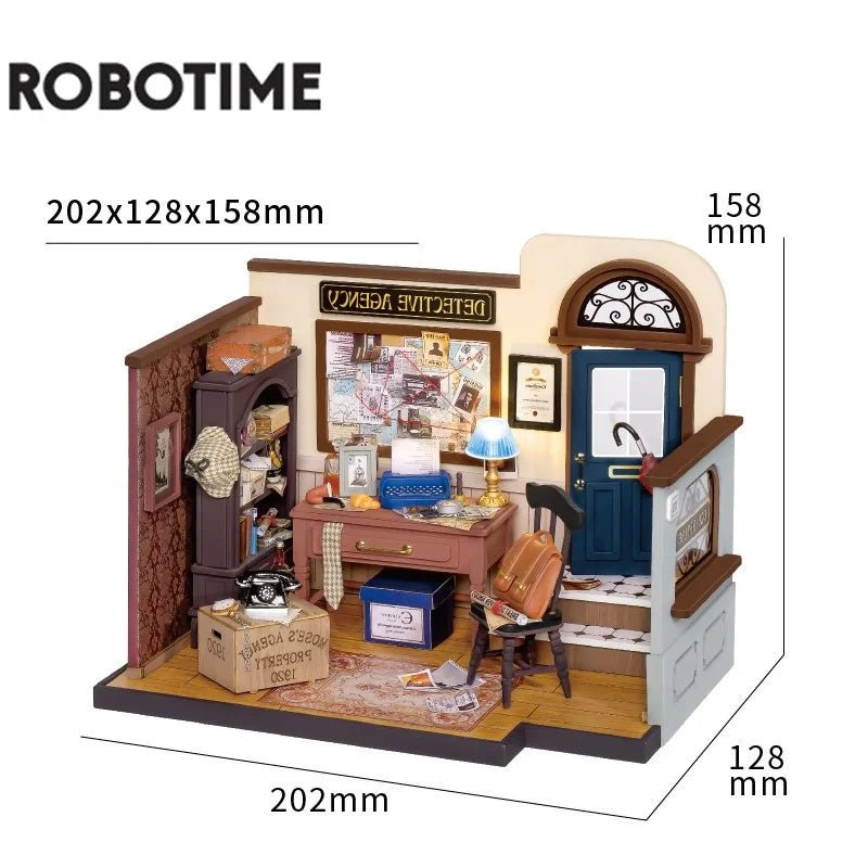 Robotime DIY Doll House With Furniture Children Green Miniature Dollhouse Wooden Kits Assemble Toy Xmas Brithday Gifts Shopifynow