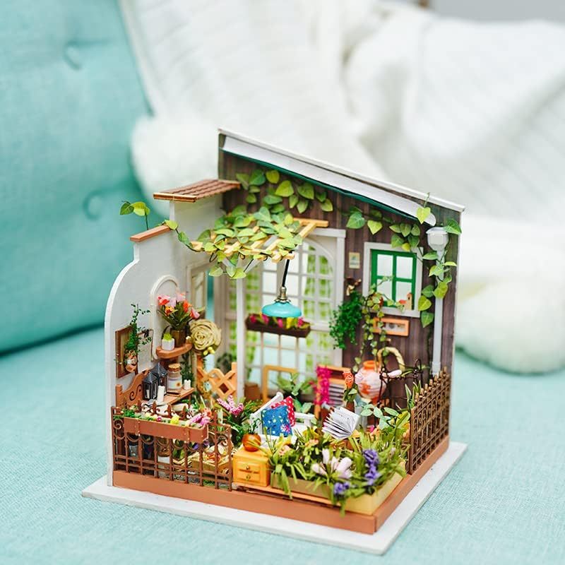 ROBOTIME DIY Miniature Dollhouse Kits Wooden Dollhouse Model DG102 DG104 DG108 DG109 Shopifynow