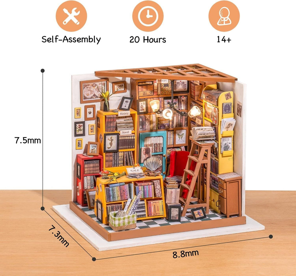 ROBOTIME DIY Miniature Dollhouse Kits Wooden Dollhouse Model DG102 DG104 DG108 DG109 Shopifynow