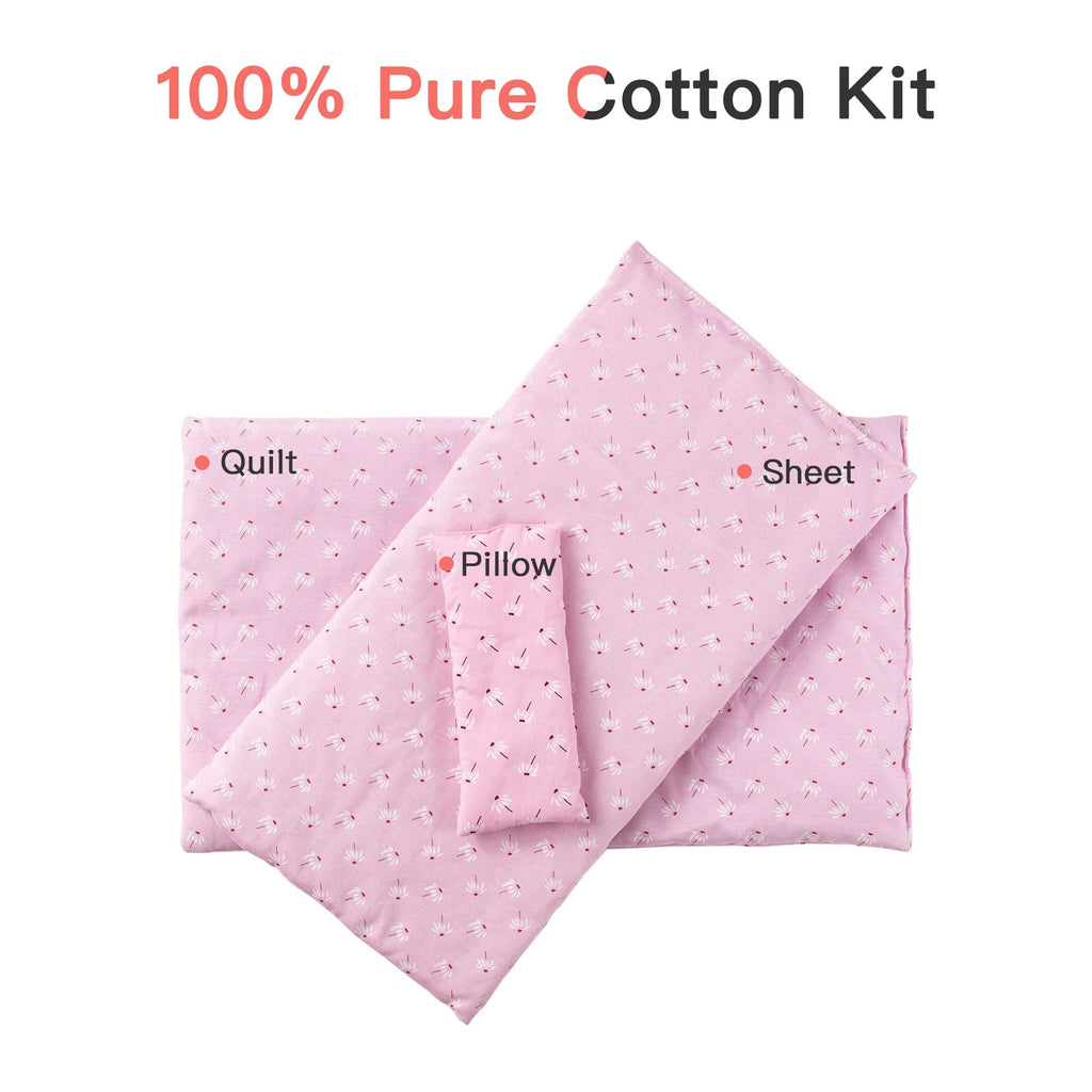 ROBOTIME Wooden Doll Cradle Rocking Baby Doll Crib Reversible Doll Bed For Dolls Girl,Fits Dolls Up To 18 Inches - Shopifynow