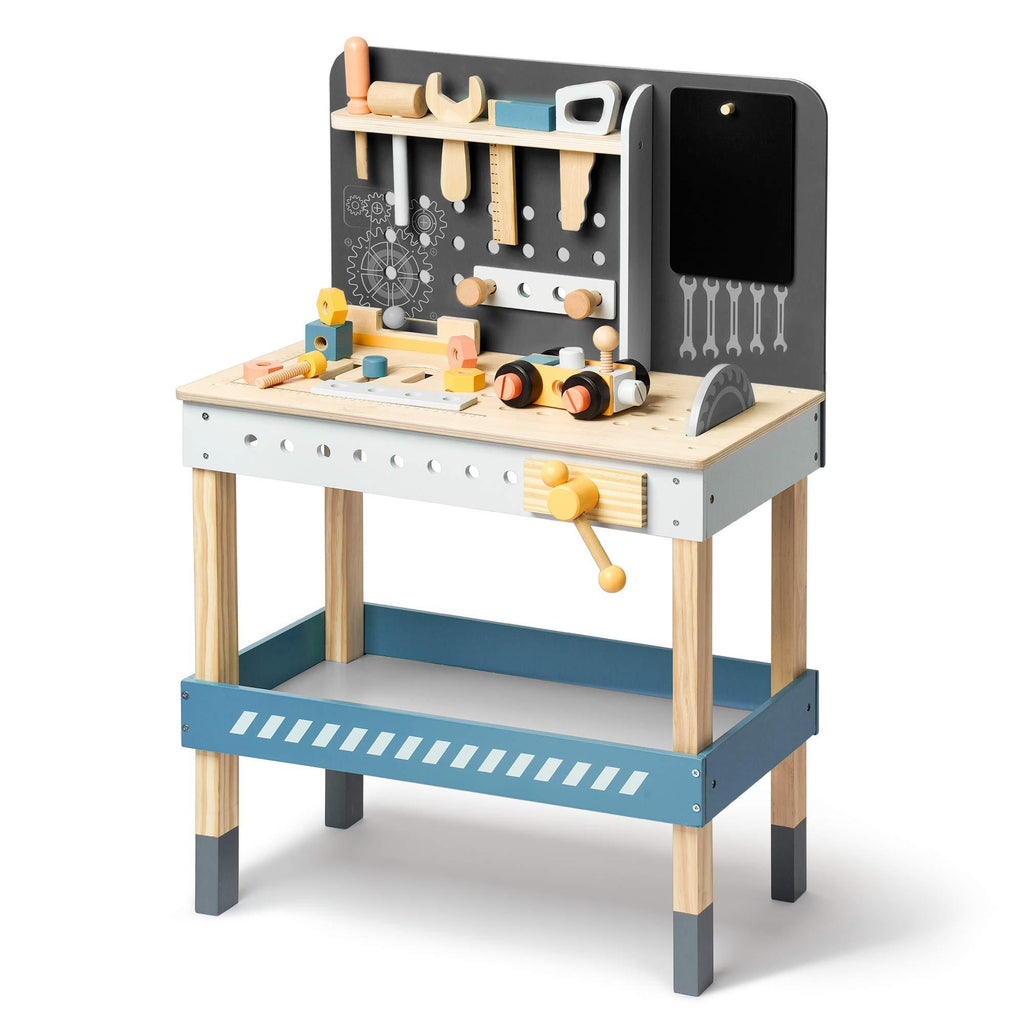 ROBOTIME Wooden Tool Bench For Kids Toy Play Workbench Workshop With Tools Set Shopifynow