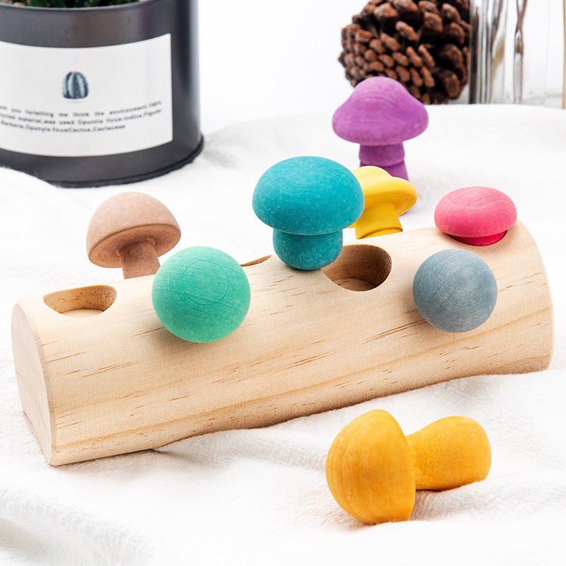 Simulation Mushroom Picking Game Wooden Toys Shopifynow