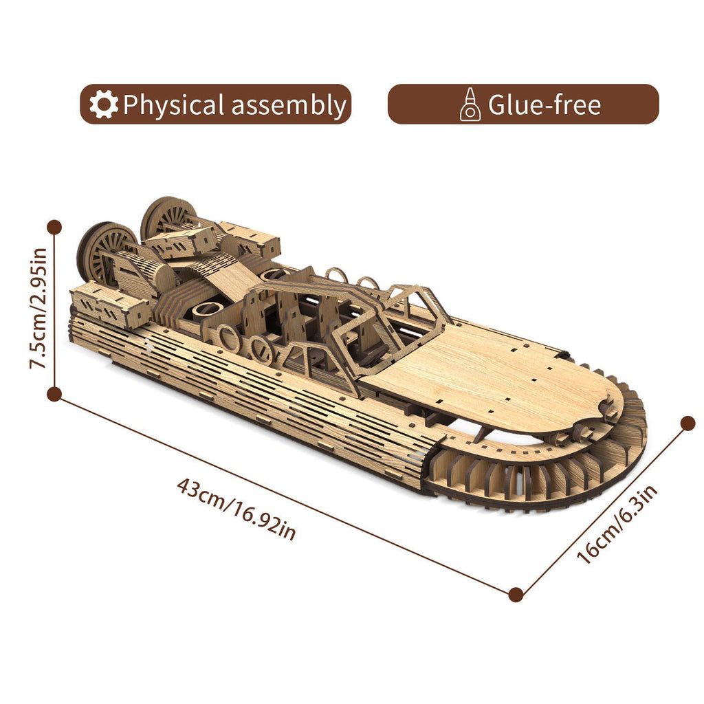 Stylish And Simple Allengrad Speedboat Shape Puzzle Toy Shopifynow