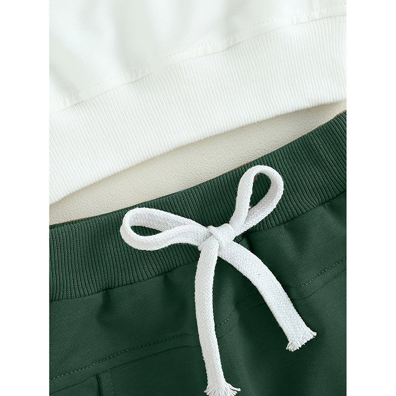 Toddler Baby Boy Clothes 'Mama's Boy' Print Long Sleeve Sweatshirt Tops Trousers Set Casual Cute Outfit Shopifynow