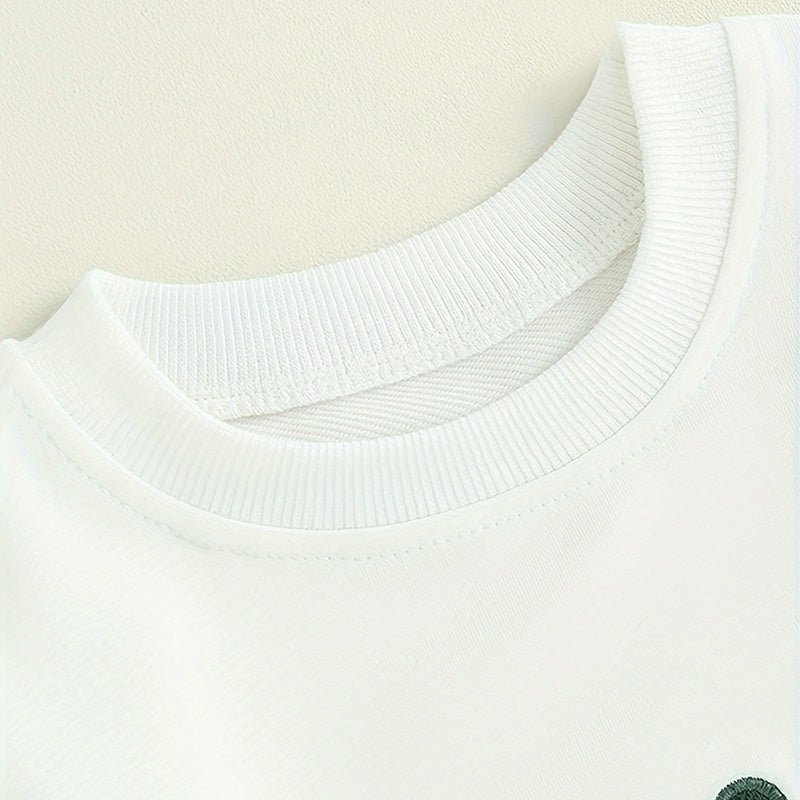 Toddler Baby Boy Clothes 'Mama's Boy' Print Long Sleeve Sweatshirt Tops Trousers Set Casual Cute Outfit Shopifynow