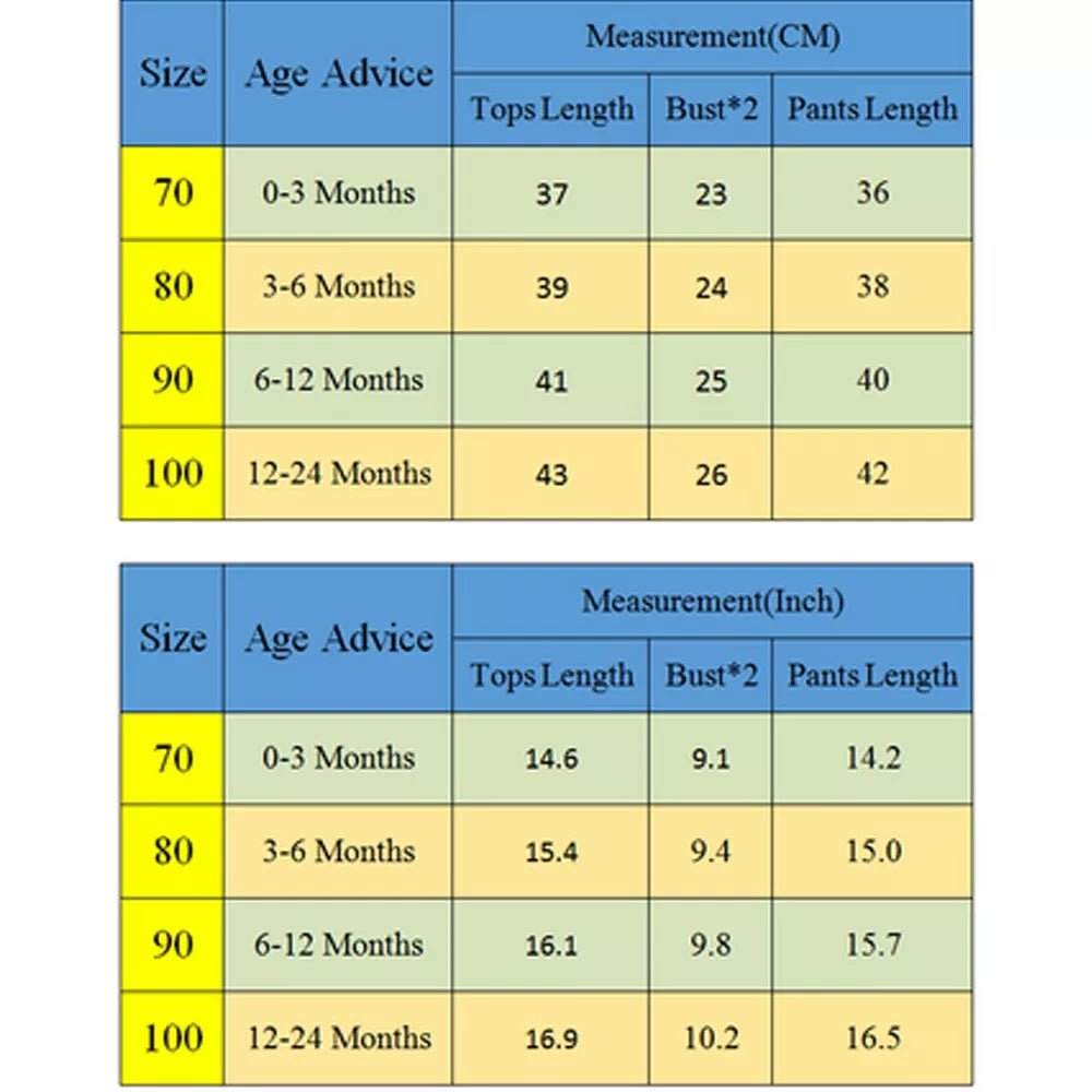 US Newborn Baby Boy Girl Tops Romper Bodysuit Jumpsuit Pants Outfits Clothes Set Shopifynow